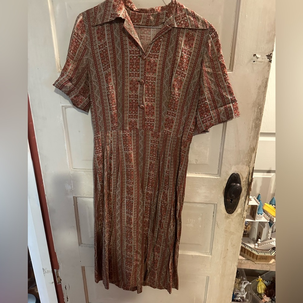 1950 vintage handmade dress.